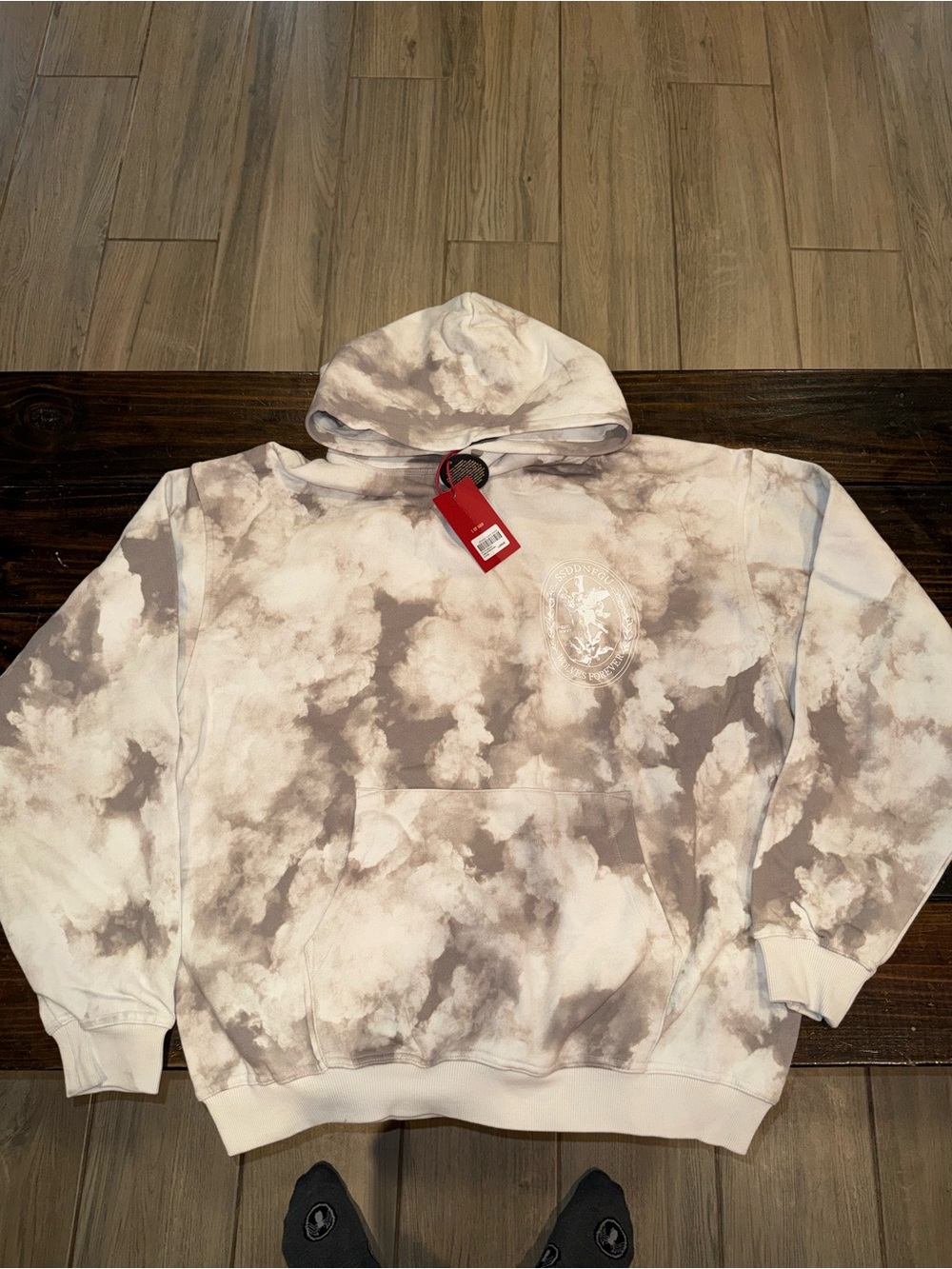 Darc Sport x Archangel Red Tag 1/500 Jumbo Stone Ghost Cloud Hoodie